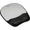 Fellowes Memory foam Mouse PadWrist Rest Silver Streak, Gray FEL9175801 - alternate 1