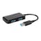 Monoprice Mini 4-port USB 3.0 Travel Hub 24260 - alternate 1