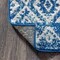 Jonathan Y Moroccan HYPE Boho Vintage Tribal Blue/White 3 ft. x 5 ft. Area Rug MOH102A-3 - alternate 2