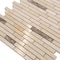 Apollo Tile Beige 12x12 Crema Marfil Emperador Dark Marble Floor and Wall Mosaic Tile 4.83 sqft/case, 5PK APLKB88P30A - alternate 2