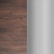 Flash Furniture 48" x 30" Outdoor Tabletop, Dark Brown, Seamless Surface Technology, 5" x 22" Silver T-Bases ST-REC3048-WBR-T0522S-GG - alternate 2