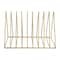 Martha Stewart Ryder Gold Metal 9 Slot Triangle Magazine File Holder, Desktop Organizer Sorter HH-OHD16-GLD-MS - alternate 2