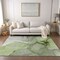 Homeroots 5' X 8' Green Abstract Washable Non Skid Indoor Outdoor Area Rug 559689 - alternate 2