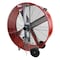 Maxx Air Portable Barrel Fan, 120 V, 2Speed, 5800 to 10,000 cfm Air, Red BF42BD - alternate 2