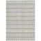 Homeroots 8' X 10' Ivory Beige And Taupe Quatrefoil Washable Indoor Outdoor Area Rug 583231 - alternate 3