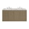 James Martin Vanities Chicago 60'' D Vanity, Walnut Whisper, w/ Jasmine Pearl Silestone Top w/FreePower Wireless Charger 503-V60D-WLW-FEJP - alternate 3
