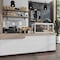Apollo Tile Arte 1.97 in. x 7.87 in. Glossy White Ceramic Subway Deco Wall and Floor Tile 4.09 sqft/case, 38PK RID88WHDECGL - alternate 3