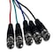 Sanoxy 6ft VGA HD15 Male to 5-BNC RGBHV Male Monitor Cable with Ferrites, Black SNX-CBL-LDR-MO107-1106 - alternate 2