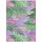 Homeroots 8' X 10' Sage And Mint Green Floral Washable Indoor Outdoor Area Rug 611123 - alternate 2