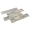 Apollo Tile Blue Beige 11.5 in x 11.5 in Recycled Glass Matte Floor and Wall Subway 9.18 sqft/case, 10PK APLNNR8804BLA - alternate 2
