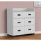 Homeroots 34" White Five Drawer Dresser 544016 - alternate 2