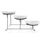 Elama 3 Tier Oval Plate Porcelain Serveware Set 750116786M - alternate 2