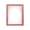 Homeroots 9" x 12" Red Solid Wood Hanging Picture Frame 386576 - alternate 3