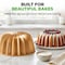 Nutrichef Cake Pan - Die Cast Fluted Aluminum Cake Mold, Nonstick for Easy Release and Even Bake NCBUTP42 - alternate 2
