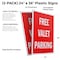 Signmission Free Valet Parking, Plastic Signs Only 24 Inch x 36 Inch, Corrugated Plastic, 2PK CSB-2436-2PACK-Free Valet Parking - alternate 2