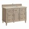 James Martin Vanities Lorelai 48" Single Vanity, Whitewashed Oak, w/ 3 CM Tajnar Eclos Top 424-V48-WWO-3TJR - alternate 2