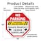 Signmission No Parking Violators Will Be Towed, 18 Inch X 18 Inch, Plastic Sign OC-P-18-85 - alternate 2