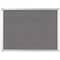 Mastervision Ayda Wall Mount Push Pin Bulletin Board, 36x48", Gray Felt, Aluminum Frame, Home/Office FA05429214 - alternate 1
