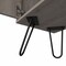 Homeroots Light Gray Bar Cabinet with Two Door Panels 473307 - alternate 2