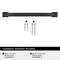Amerock Sheffield 6-5/16 inch (160mm) Center-to-Center Matte Black Cabinet Pull, 10PK 10VMP37043MB - alternate 2