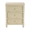 Bali & Pari Kyla Nightstand with Spindle Legs - 3-Drawer Bedside Table with Turned Detailing and Inset Paneling 270-14785-ZORO - alternate 2