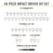 Klein Tools ProFlex Impact Driver Bit Set, 40-Piece 33801 - alternate 2