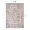 World Rug Gallery Beige Classic Washable Rug - Flat Pile, Non-Slip, Versatile for Any Room 5 ft x 7 ft WR172BEIGE5X7 - alternate 2