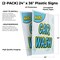 Signmission Hand Car Wash, Plastic Signs Only 24 Inch x 36 Inch, Corrugated Plastic, 2PK CSB-2436-2PACK-Hand Car Wash - alternate 2