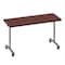 Correll Rectangle Premium Sit To Stand HPL Flip Top Table, 60 in W, 28 in to 38 in H, Particleboard Top FTS2460-20-14-20 - alternate 1