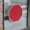 Signmission Blank Sign Red Background, 4 inch X 4 inch, Vinyl Decal, 5PK OC-D-5PACK-4-28 - alternate 3