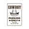 Signmission Cowboy, 5 Inch X 7 Inch, Decal D-5-W-Cowboy - alternate 1