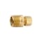 Anderson Metals Compression Fitting, Connector, Lead-Free Brass, 1/8 Compression x 1/8-In. MPT 750068-0202 - alternate 2
