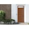 Vdomdoors Front Exterior Prehung Metal-Plastic Door, Manux 8111 Walnut, Top Sidelite Transom, Office Commerci MANUX8111EXD-WLN-W36xH80+14-LH - alternate 2
