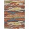 Homeroots 9' X 12' Orange Green And Gold Abstract Washable Indoor Outdoor Area Rug 612543 - alternate 3