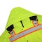 2W International 380C-3 High Visibility Polar Parka, Class 3, Lime, Detachable Hood, S 380C-3 S - alternate 2