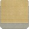 Homeroots 8' Gold Black And Beige Round Striped Washable Indoor Outdoor Area Rug 597219 - alternate 4