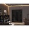 Vdomdoors Aluminum Door Iron 1601 Black Entry Steel Metal Classic Painted 62 x 80 (14+36+14 x 80)-Left Inswin IRON1601EXD-BLK-W14+36+14xH80-LH-I - alternate 2