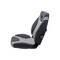 Uni Pro 1031 Seat Top Assembly, Two-Tone Gray Fabric 8497 - alternate 2