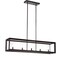 Jonathan Y Anna 38.5" Linear 5-light Metal/Glass LED Pendant, Oil Rubbed Bronze JYL7414A - alternate 3