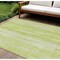 Homeroots 9' X 12' Artichoke Green And Ivory Botanical Leaves Washable Indoor Outdoor Area Rug 581958 - alternate 1