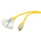 Southwire SJTW Extension Cord Adapter, 12 AWG, Indoor/Outdoor, 12/3, 3 Outlets, Yellow, PVC, 50 ft 2827 - alternate 2