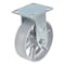 Vestil Semi Steel Rigid Caster 6 In. x 2 In. 1,200 Lb. Capacity Silver CST-VE-6X2MA-R - alternate 2