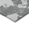 Homeroots 5' X 8' Gray And Ivory Abstract Washable Indoor Outdoor Area Rug 614540 - alternate 2