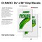 Signmission Jumbo Pickles, Vinyl Decals Only 24 Inch x 36 Inch, Vinyl Decal, 2PK DSB-2436-2PACK-Jumbo Pickles - alternate 2