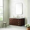 James Martin Vanities Amberly 48'' S Vanity, Mid-Century Walnut w/ Victorian Sil Top w/FreePower Wireless Charger 670-V48-WLT-FVSL - alternate 2