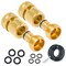 Morvat Brass Quick Connect Outdoor Garden Hose Fittings for Accessories, 2PK MOR-ABQCONNECTOR-2-A - alternate 1