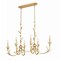 Z-Lite Aslin Gold Leaf 6 Light Linear Chandelier 830-44L-GLF - alternate 2