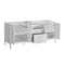 James Martin Vanities Myrrin 72" Vanity, Bright White, w/ 3 CM Tajnar Eclos Top 485-V72-BW-3TJR - alternate 2