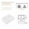 Wrightmaster 28" Apron-Front Farmhouse Single Bowl White Ceramic Kitchen Sink w/Bottom Grids and Basket Strainer ZOR-AW282010DS - alternate 2