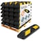 Jrex Safety 22 in Rubber Parking Block Curb Stop, Yellow Reflective Strip, 50PK PBSY-JR-2-HP50 - alternate 1